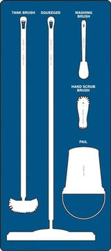 Wet Zone Store-Boards™ & Combo Kits - PSB711BUWT