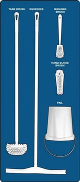 Wet Zone Store-Boards™ & Combo Kits - PSB713BUWT