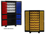 All-Welded 14 Gauge Bin Cabinets