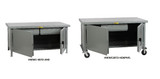 All-Welded Cabinet Workbenches - Heavy-Duty