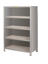 All-Welded Heavy-Duty Steel Closed Shelving