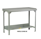 All-Welded Steel Workbenches With Back & End Stops
