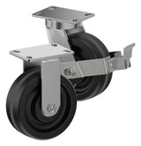 Casterdepot Top Plate Casters - Phenolic Wheel - Capacities Up To 3500 Lbs.