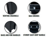 Crusader Thin Trash Cans