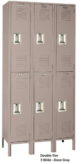 Double Tier Steel Lockers