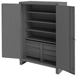 Extra Heavy Duty Cabinet With Pegboard Doors & Pullout Shelves