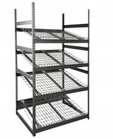 Gravity Flow Rack- Standard Duty- Built With Rivet Rack