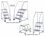 Options For Stainless & Aluminum Rolling Ladders