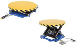 Powered Lift Table With Manual Carousel
