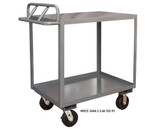 Rolling Stock Cart With Ergonomic Handle