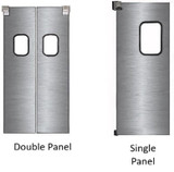 Stainless Steel Single & Double Panel Doors