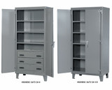 Super Extra Heavy Duty Storage Cabinets - 2,000 Lb. Capacity Per Shelf