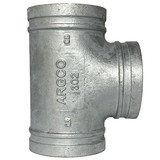 Galvanized Grooved Short Radius Tee