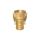 Type C Brass Cam & Groove Coupler Female Camlock x Hose Shank