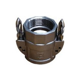 Type D SS Cam & Groove Coupler Female Camlock x Female NPT Safety Locking