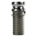 Type E SS Cam & Groove Adapter Male Camlock x Hose Shank