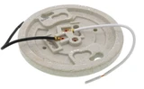 White Keyless Incandescent Lampholder Medium Base