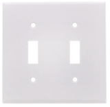 2-Gang Toggle Switch Wall Plate