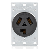 30A Flush Mount Power Straight Blade Receptacle - NEMA 10-30R