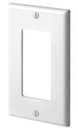 White Nylon 1-Gang Decora/GFCI Wall Plate