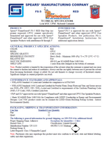 Spears FS5-030 Spec Sheet