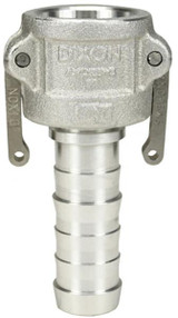 1" Aluminum Female Camlock x Hose Shank Coupler Type C