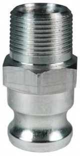 1" Type F Camlock Adapter x Male NPT Aluminum Coupling