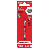 Milwaukee Tool SHOCKWAVE POWER BIT (PH2 & SL 1/4)