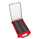 Milwaukee Tool SHOCKWAVE Impact Duty Socket 3/8" Dr 19PC MM PACKOUT Set