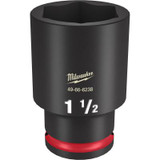 Milwaukee Tool SHOCKWAVE Impact Duty 1/2"Drive 1-1/2" Deep 6 Point Socket