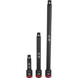 Milwaukee Tool 3PC SHOCKWAVE Impact Duty 3/8" Drive Extension Set