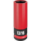 Milwaukee Tool SHOCKWAVE Impact Duty 1/2 Drive 13/16" SAE Lug Nut Wheel Socket