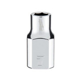 Milwaukee Tool 3/8" Drive 7mm Metric 6-Point Socket with FOUR FLAT Sides, Vanadium Steel, Chrome
