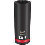 Milwaukee Tool SHOCKWAVE Impact Duty 1/2"Drive 13/16" Deep 6 Point Socket