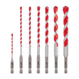 Milwaukee Tool 7PC. SHOCKWAVE Impact Duty Carbide Hammer Drill Bit Set