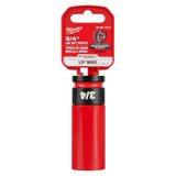 Milwaukee Tool SHOCKWAVE Impact Duty 1/2 Drive 3/4" SAE Lug Nut Wheel Socket