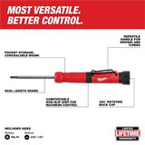 Milwaukee Tool 4-in-1 Pocket Precision Multi-Bit Screwdriver