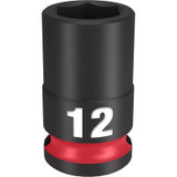 Milwaukee Tool SHOCKWAVE Impact Duty 3/8"Drive 12MM Standard 6 Point Socket