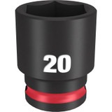 Milwaukee Tool SHOCKWAVE Impact Duty 3/8"Drive 20MM Standard 6 Point Socket