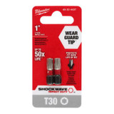 Milwaukee Tool SHOCKWAVE Impact Duty 1" T30 Bit 2PK