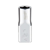 Milwaukee Tool 1/4" Drive 1/4" SAE 6-Point Socket with FOUR FLAT Sides, Vanadium Steel, Chrome