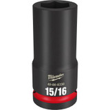 Milwaukee Tool SHOCKWAVE Impact Duty 3/4"Drive 15/16" Deep 6 Point Socket
