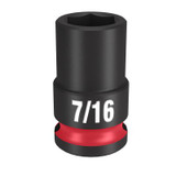 Milwaukee Tool SHOCKWAVE Impact Duty 3/8" Drive 7/16" Standard 6 Point Socket