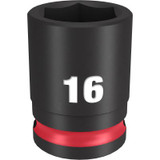 Milwaukee Tool SHOCKWAVE Impact Duty 3/8"Drive 16MM Standard 6 Point Socket