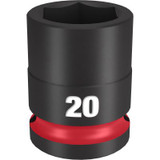 Milwaukee Tool SHOCKWAVE Impact Duty 1/2"Drive 20MM Standard 6 Point Socket