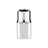 Milwaukee Tool 3/8" Drive 9mm Metric 6-Point Socket with FOUR FLAT Sides, Vanadium Steel, Chrome