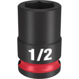 Milwaukee Tool SHOCKWAVE Impact Duty 3/8" Drive 1/2" Standard 6 Point Socket