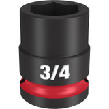 Milwaukee Tool SHOCKWAVE Impact Duty 1/2"Drive 3/4" Standard 6 Point Socket