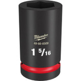 Milwaukee Tool SHOCKWAVE Impact Duty 1"Drive 1-5/16" Deep 6 Point Socket