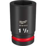 Milwaukee Tool SHOCKWAVE Impact Duty 1" Drive 1-1/2" Deep 6 Point Socket